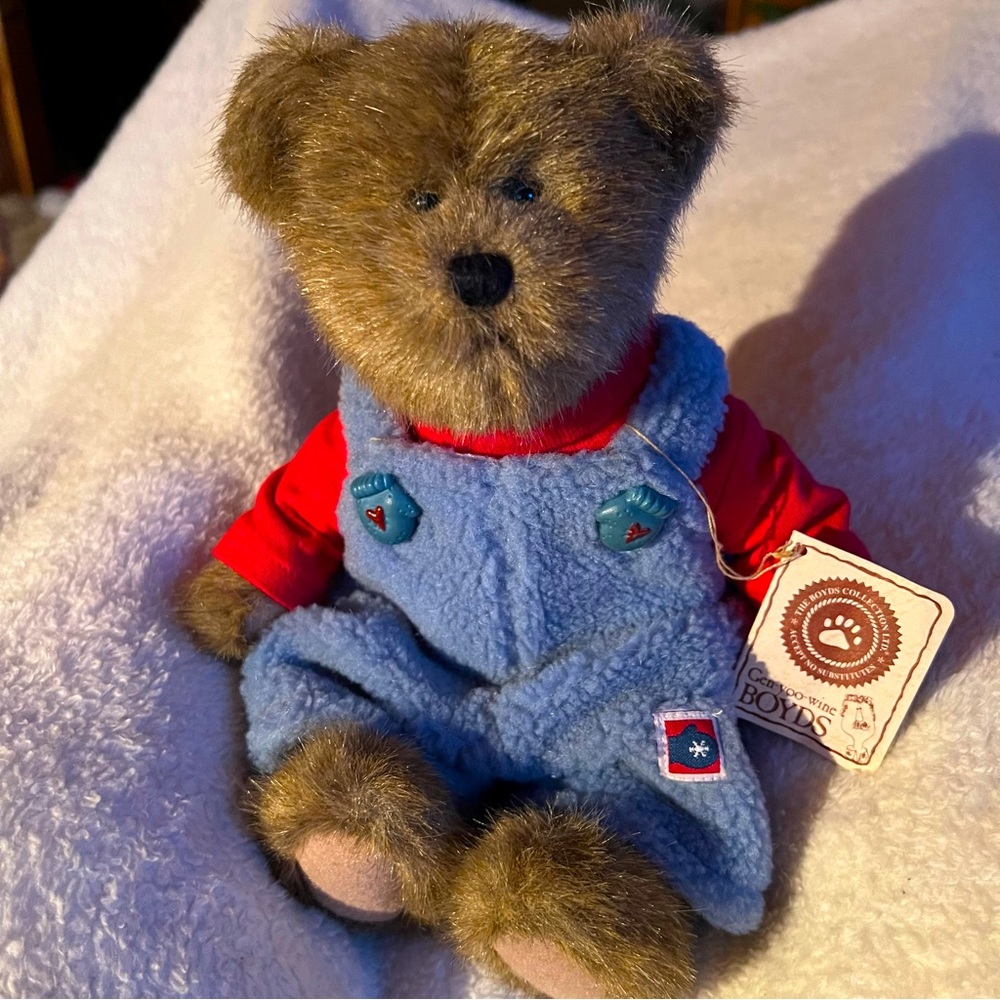 Rare Authentic Boyd’s Bears Eric Burr bruin Plush # 904023